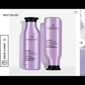 PUREOLOGY HYDRATE SHAMPOO AND CONDITIONER